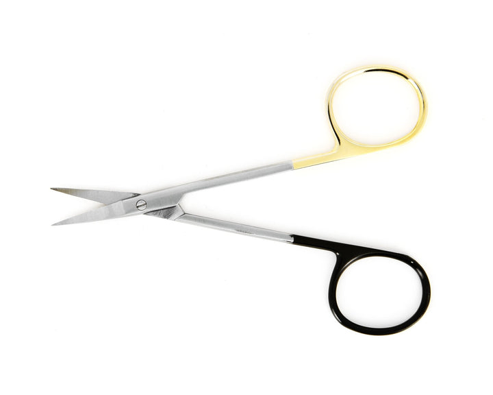 Ideal-tek 351S-SCTC-45-2.9.IT High Precision Iris scissors 351S-SCTC-45-2, Stainless, Tungsten Carbide, OAL 115mm, 4.53in MTESolutions