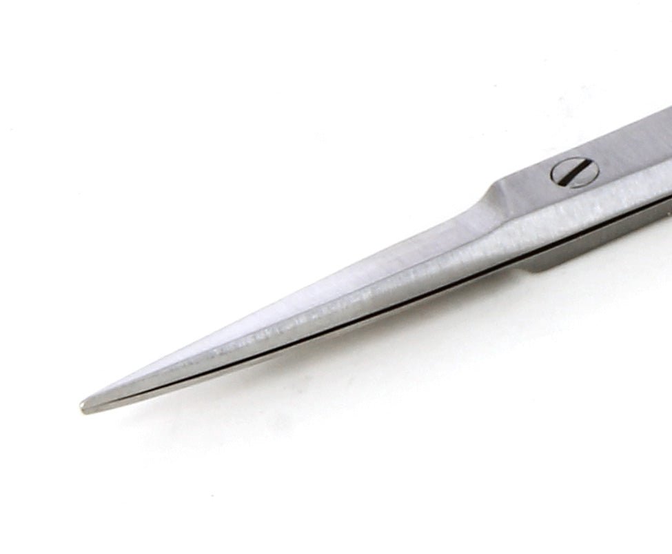 Ideal-tek 351S-TC-45.9.IT High Precision Iris scissors 351S-TC-45, Stainless, Tungsten Carbide insert, OAL 115mm, 4.53in MTESolutions
