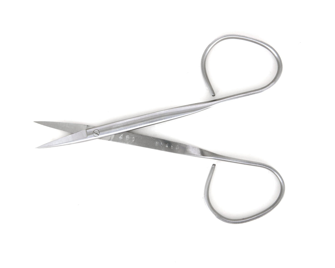 Ideal-tek 352S-R40.9.IT High Precision Iris scissors 352S-R40, Stainless, OAL 105mm, 4.13in MTESolutions