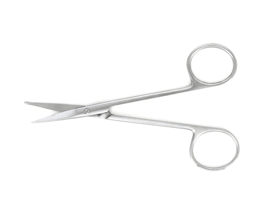 Ideal-tek 358S-BAL-45.9.IT High Precision Vascular scissors 358S-BAL-45, Stainless, OAL 120mm, 4.72in MTESolutions