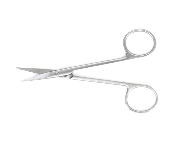Ideal-tek 358S-BAL-45.9.IT High Precision Vascular scissors 358S-BAL-45, Stainless, OAL 120mm, 4.72in MTESolutions