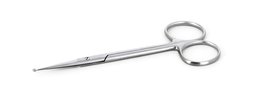 Ideal-tek 358S-BAL-45.9.IT High Precision Vascular scissors 358S-BAL-45, Stainless, OAL 120mm, 4.72in MTESolutions
