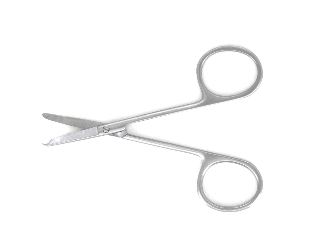 Ideal-tek 358S-SU-35.9.IT High Precision Suture scissors 358S-SU-35, Stainless, OAL 90mm, 3.54in MTESolutions
