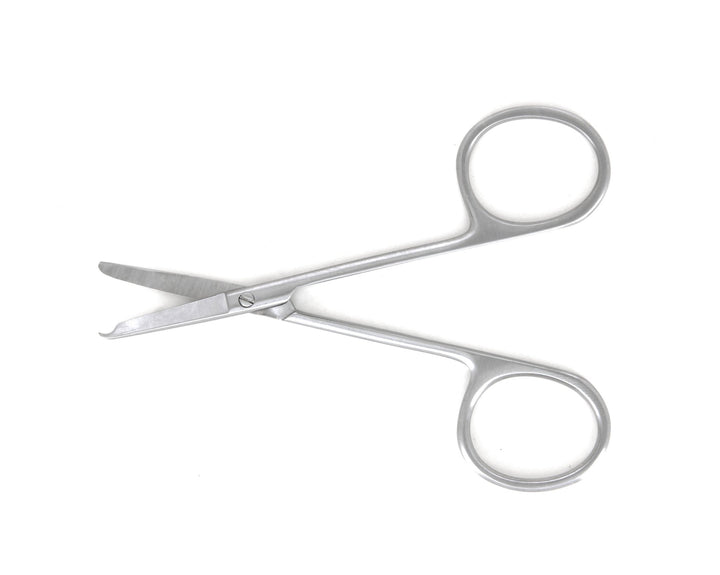 Ideal-tek 358S-SU-35.9.IT High Precision Suture scissors 358S-SU-35, Stainless, OAL 90mm, 3.54in MTESolutions