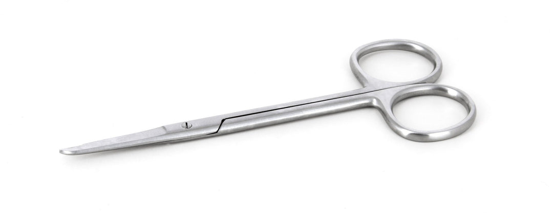 Ideal-tek 358S-SU-45.B.IT Precision Suture scissors 358S-SU-45.B, Stainless, OAL 115mm, 4.53in MTESolutions