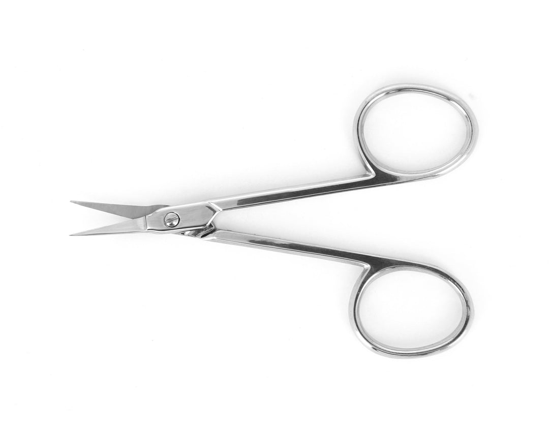 Ideal-tek 361-35.NP.IT ProCut scissors 361-35.NP, curved, Carbon Steel, Nickel plated, OAL 90mm, 3.54in MTESolutions