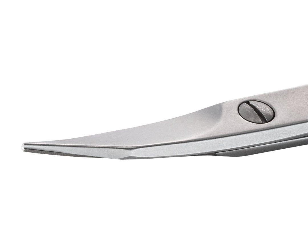Ideal-tek 364.ITU High Precision scissors 364, curved, Stainless, OAL 90mm, 3.54in MTESolutions