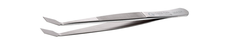 Ideal-tek 36A.SA.1.ITU Flat tip tweezers 36A.SA, SS Anti-Mag, OAL 120mm, 4.72in MTESolutions