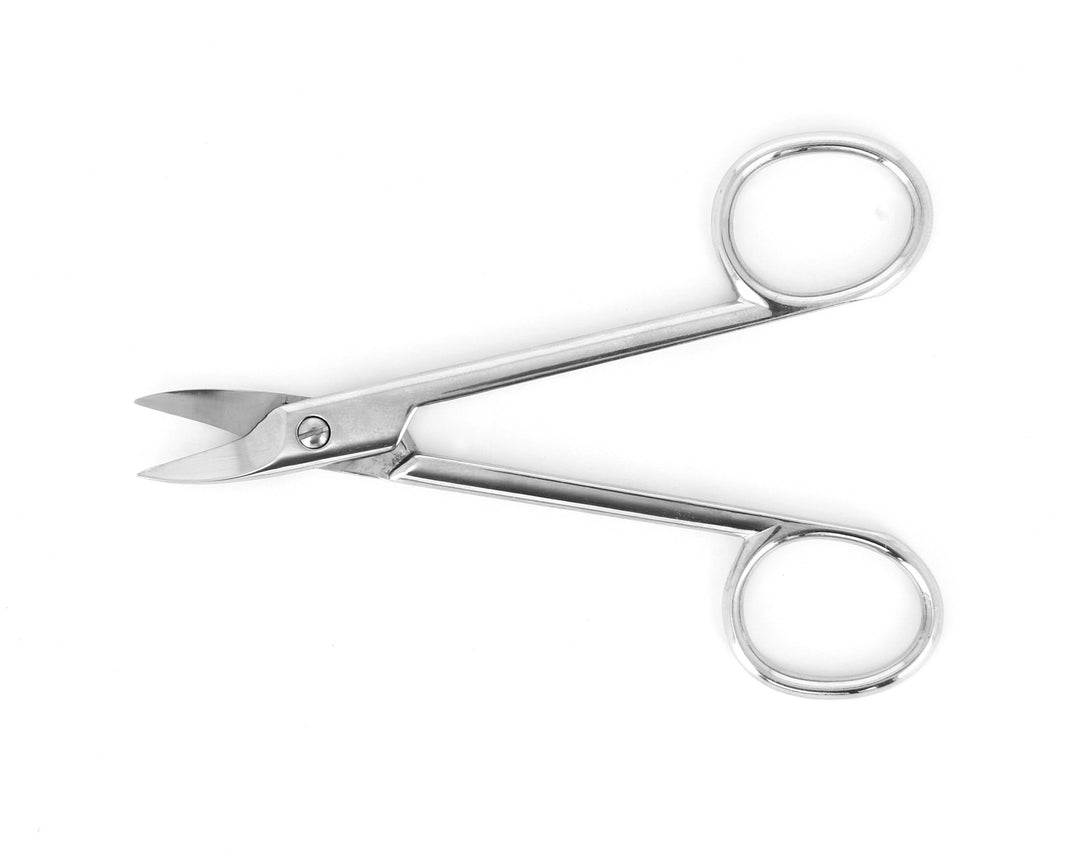 Ideal-tek 375-40.NP.IT ProCut scissors 375-40.NP, curved, Carbon Steel, Nickel plated, OAL 105mm, 4.13in MTESolutions