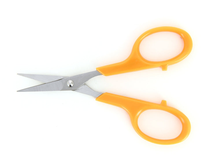 Ideal-tek 397.OR.W.IT Industrial scissors 397.OR.W, straight, Stainless, ABS handles, OAL 105mm, 4.13in MTESolutions