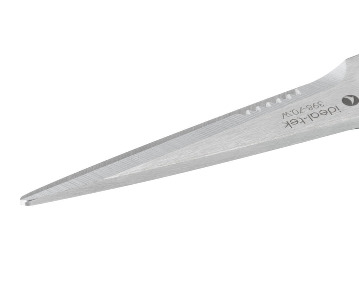 Ideal-tek 398-70.BE.W.IT Industrial scissors 398-70.BE.W, straight, Stainless, TPR handles, OAL 180mm, 7.10in MTESolutions