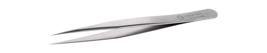 Ideal-tek 3.C.0.ITU High Precision tweezers 3.C, Carbon Steel, OAL 120mm, 4.72in MTESolutions