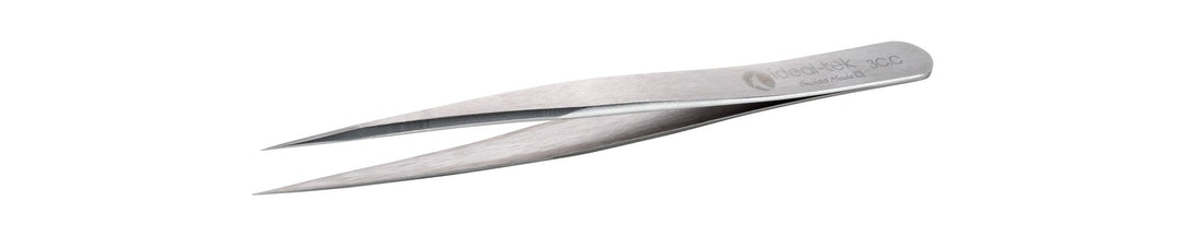 Ideal-tek 3C.C.0.ITU High Precision tweezers 3C.C, Carbon Steel, OAL 110mm, 4.33in MTESolutions