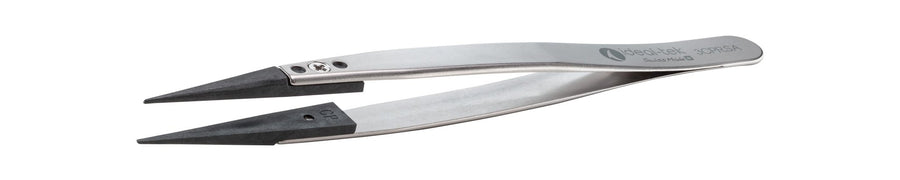 Ideal-tek 3CPR.SA.1.ITU Plastic Repl CP tip tweezers 3CPR.SA, SS Anti-Mag, OAL 130mm, 5, 12in, (A3CP tips) MTESolutions