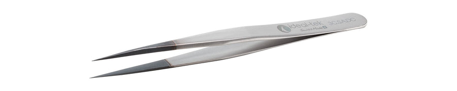 Ideal-tek 3C.SA.DC.0.ITU Diamond coated tweezers 3C.SA.DC, SS Anti-Mag, OAL 110mm, 4.33in MTESolutions