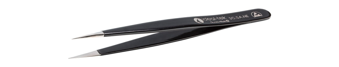 IDEAL - TEK 3C.SA.NE.6.ITU ESD Epoxy Coated tweezers 3C.SA.NE, SS Anti - Mag, OAL 110mm - 4.33in MTESolutions