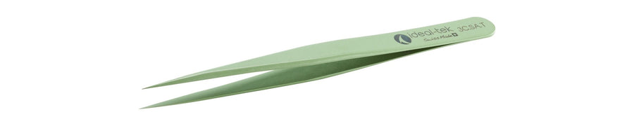Ideal-tek 3C.SA.T.0.ITU PTFE coated High Precision tweezers 3C.SA.T, SS Anti-Mag, OAL 110mm, 4.33in MTESolutions