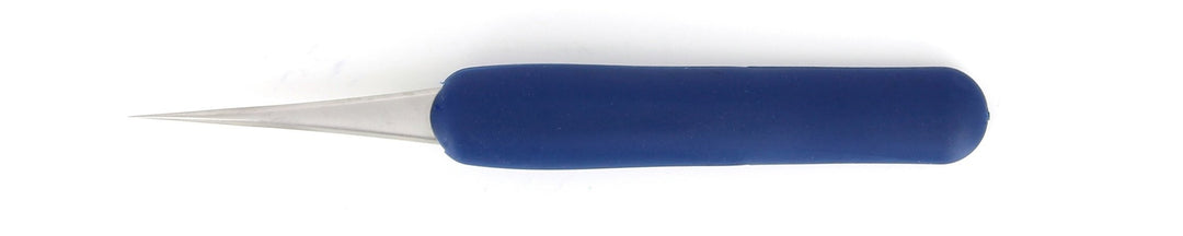 IDEAL - TEK 3.SA.DR.0.ITU ESD Rubber Grip Tweezers 3.SA.DR, SS Anti - Mag, OAL 125mm - 4.92in MTESolutions
