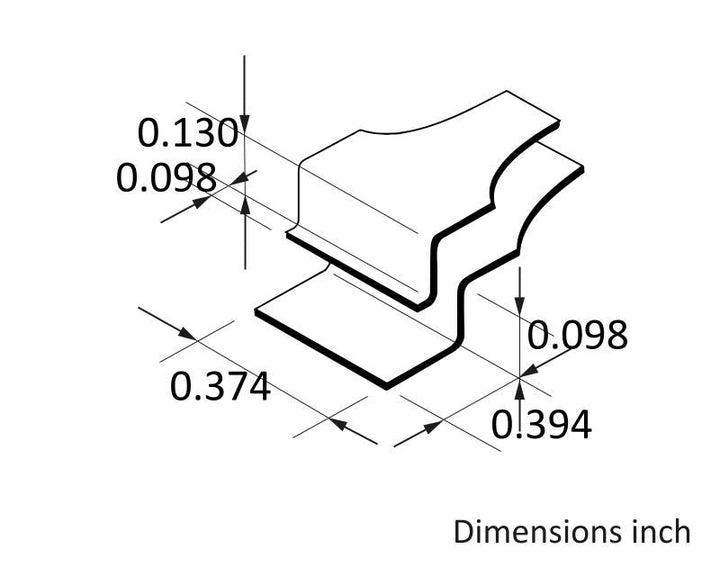 Ideal-tek 3WL.SA.1.ITU Wafer tweezers 3WL.SA, SS Anti-Mag, OAL 125mm, 4.92in MTESolutions