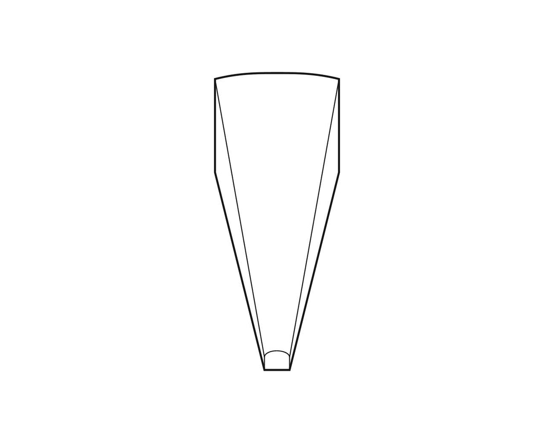 Ideal-tek 3XCPR.SA.1.ITU Plastic Repl CP tip tweezers 3XCPR.SA, Reverse, SS Anti-Mag, OAL 130mm, 5, 12in, (A3CP tips) MTESolutions