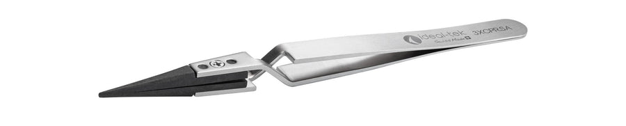 Ideal-tek 3XCPR.SA.1.ITU Plastic Repl CP tip tweezers 3XCPR.SA, Reverse, SS Anti-Mag, OAL 130mm, 5, 12in, (A3CP tips) MTESolutions