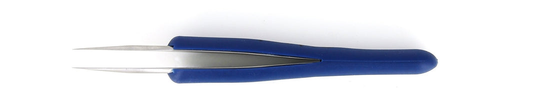 IDEAL - TEK 4.SA.DR.0.ITU ESD Rubber Grip Tweezers 4.SA.DR, SS Anti - Mag, OAL 115mm - 4.53in MTESolutions