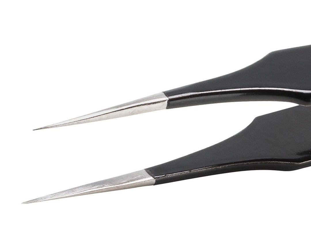 Ideal-tek 4.SA.NE.6.ITU ESD Epoxy Coated tweezers 4.SA.NE, SS Anti-Mag, OAL 110mm, 4.33in MTESolutions