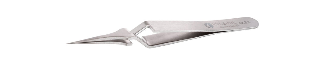 Ideal-tek 4X.SA.1.ITU Reverse Action tweezers 4X.SA, SS Anti-Mag, OAL 110mm, 4.33in MTESolutions