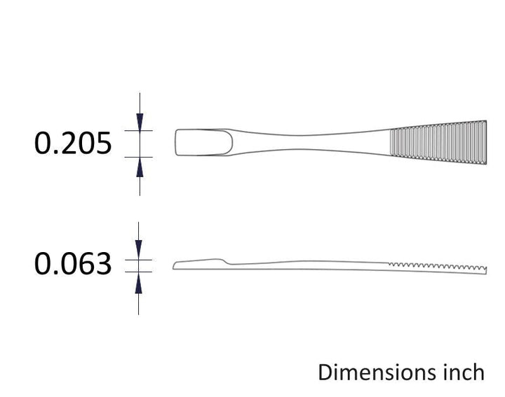 Ideal-tek 571.SA.1.ITU Component Positioning tweezers 571.SA, SS Anti-Mag, OAL 145mm, 5.71in MTESolutions