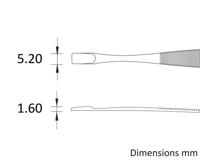 Ideal-tek 571.SA.1.ITU Component Positioning tweezers 571.SA, SS Anti-Mag, OAL 145mm, 5.71in MTESolutions