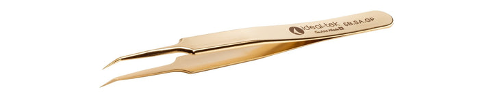 Ideal-tek 5B.SA.GP.0.ITU Gold Plated tweezers 5B.SA.GP, SS Anti-Mag, OAL 110mm, 4.33in MTESolutions