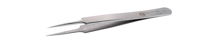 Ideal-tek 5.C.0.ITU High Precision tweezers 5, Carbon Steel, OAL 110mm, 4.33in MTESolutions