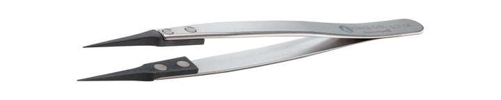 Ideal-tek 5CF.SA.1.ITU Plastic CF tip tweezers 5CF.SA, SS Anti-Mag, OAL 130mm, 5.12in MTESolutions