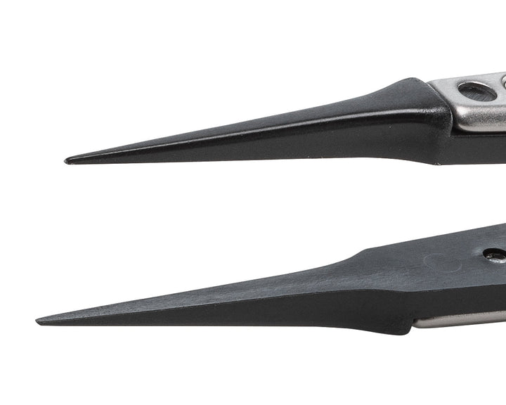 Ideal-tek 5CPR.SA.1.ITU Plastic Repl CP tip tweezers 5CPR.SA, SS Anti-Mag, OAL 130mm, 5, 12in, (A5CP tips) MTESolutions