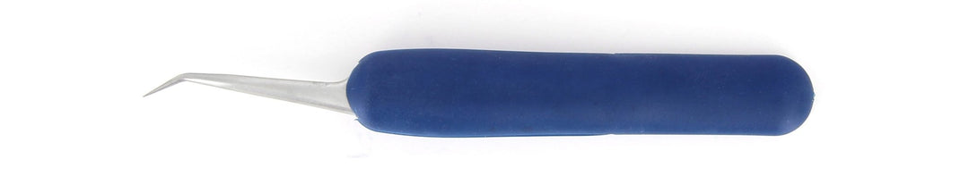 Ideal-tek 5C.SA.DR.0.ITU ESD Rubber Grip tweezers 5C.SA.DR, SS Anti-Mag, OAL 115mm, 4.53in MTESolutions