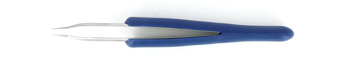 Ideal-tek 5C.SA.DR.0.ITU ESD Rubber Grip tweezers 5C.SA.DR, SS Anti-Mag, OAL 115mm, 4.53in MTESolutions