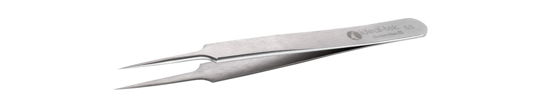 Ideal-tek 5.S.0.ITU High Precision tweezers 5.S, Stainless, OAL 110mm, 4.33in MTESolutions