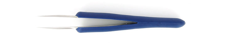 IDEAL - TEK 5.SA.DR.0.ITU ESD Rubber Grip Tweezers 5.SA.DR, SS Anti - Mag, OAL 110mm - 4.33in MTESolutions