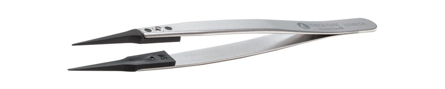 Ideal-tek 5SVR.SA.1.ITU Plastic Repl SV tip tweezers 5SVR.SA, SS Anti-Mag, OAL 130mm, 5, 12in, (A5SV tips) MTESolutions