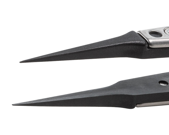 Ideal-tek 5UFCPR.SA.1.ITU Plastic Repl CP tip tweezers 5UFCPR.SA, SS Anti-Mag, OAL 130mm, 5, 12in, (A5UFCP tips) MTESolutions