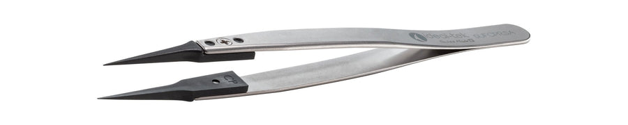 Ideal-tek 5UFCPR.SA.1.ITU Plastic Repl CP tip tweezers 5UFCPR.SA, SS Anti-Mag, OAL 130mm, 5, 12in, (A5UFCP tips) MTESolutions