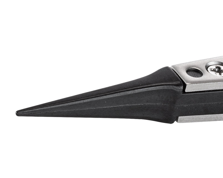 Ideal-tek 5XCPR.SA.1.ITU Plastic Repl CP tip tweezers 5XCPR.SA, Reverse, SS Anti-Mag, OAL 125mm, 4, 92in, (A5CP tips) MTESolutions