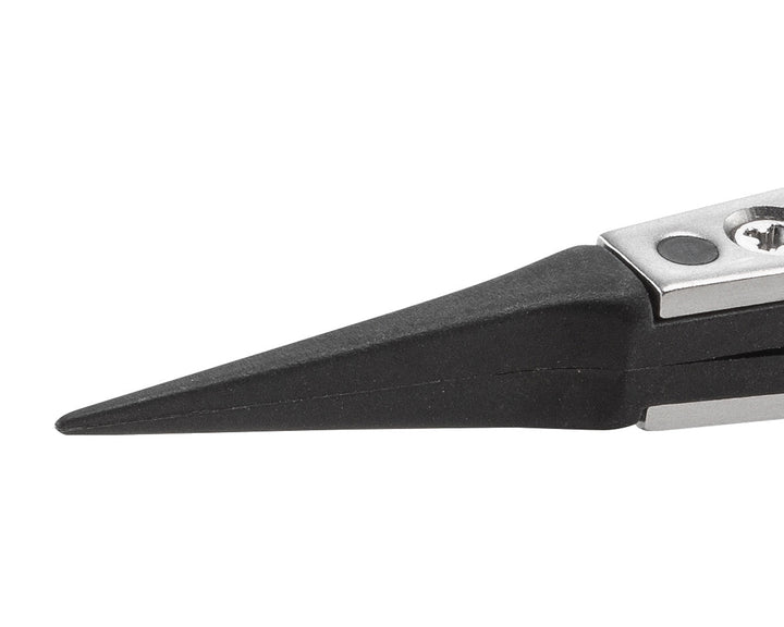 Ideal-tek 5XSVR.SA.1.ITU Plastic Repl SV tip tweezers 5XSVR.SA, Reverse, SS Anti-Mag, OAL 125mm, 4, 92in, (A5SV tips) MTESolutions