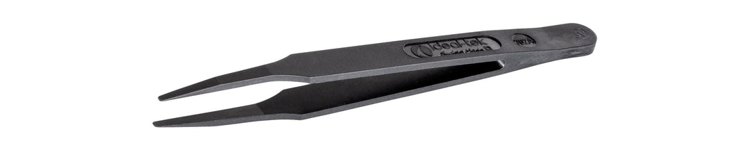 Ideal-tek 702A.SV.ITU Full Plastic tweezers 702A.SV, PVDF, OAL 115mm, 4.53in MTESolutions
