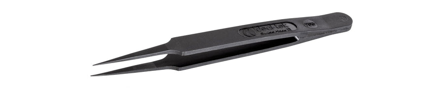 Ideal-tek 705.SV.ITU Full Plastic tweezers 705.SV, PVDF, OAL 115mm, 4.53in MTESolutions