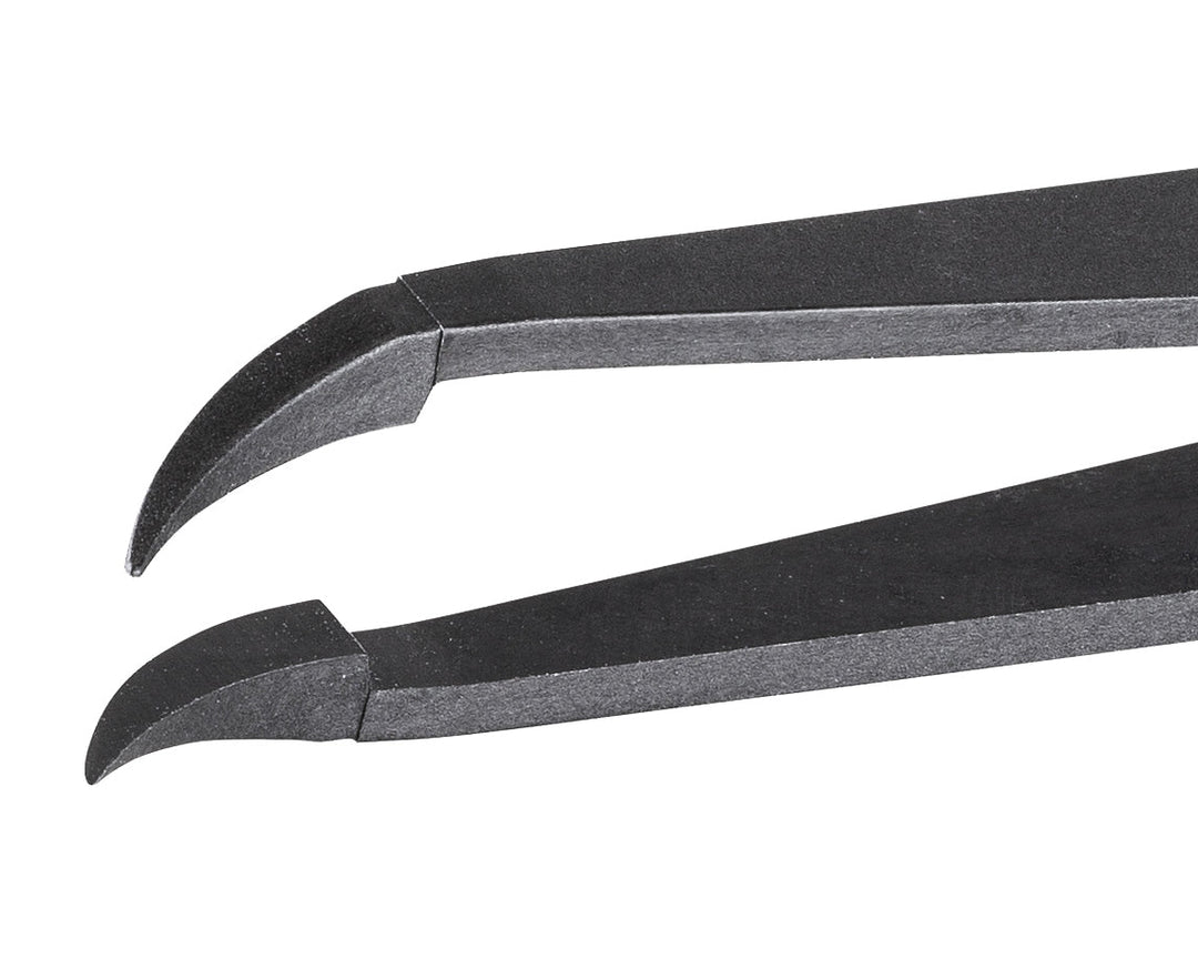 IDEAL - TEK 707A.CF.ITU Full Plastic Tweezers 707A.CF, Carbon Fiber, OAL 115mm - 4.53in MTESolutions