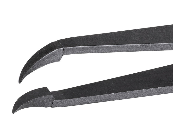 IDEAL - TEK 707A.CF.ITU Full Plastic Tweezers 707A.CF, Carbon Fiber, OAL 115mm - 4.53in MTESolutions