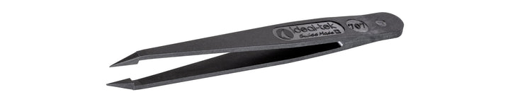 IDEAL - TEK 707.CF.ITU Full Plastic Tweezers 707.CF, Carbon Fiber, OAL 115mm - 4.53in MTESolutions