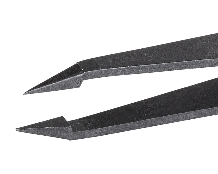 Ideal-tek 707.SV.ITU Full Plastic tweezers 707.SV, PVDF, OAL 115mm, 4.53in MTESolutions
