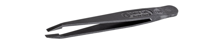 IDEAL - TEK 709.CF.ITU Full Plastic Tweezers 709.CF, Carbon Fiber, OAL 115mm - 4.53in MTESolutions